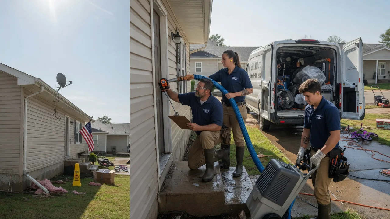 Ceiling Water Damage Restoration in Easton, MA near me